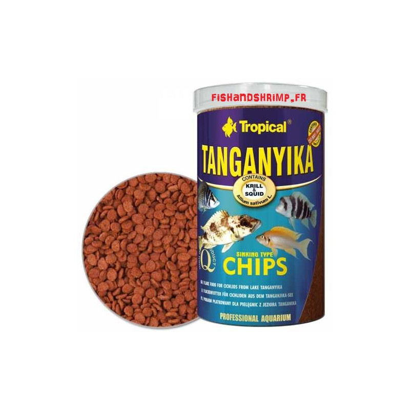 TROPICAL TANGANYIKA CHIPS 1000ML