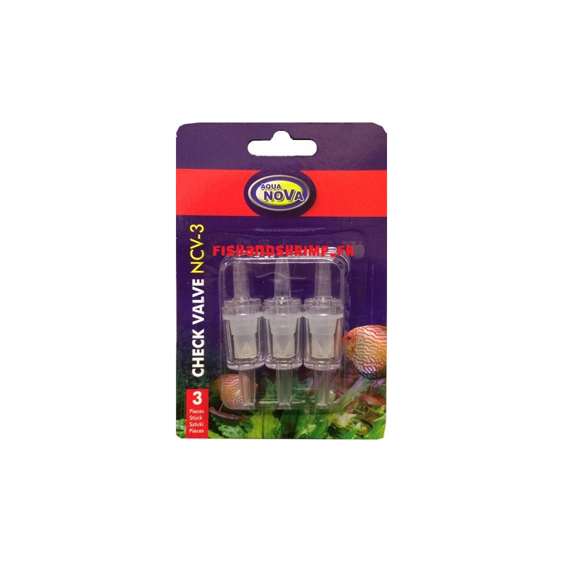 Clapet anti-retour pour pompe à air et CO2 4/6mm Lots de 3