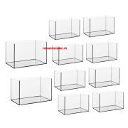 Lots de 10 cuves de 45 litres: 50 × 30 × 30 cm