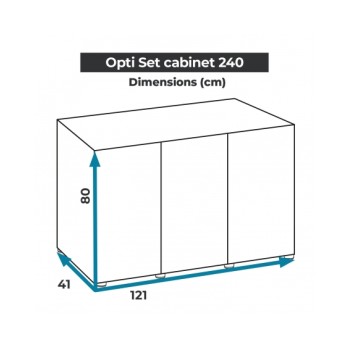 MEUBLE OPTI SET NOIR AQUAEL