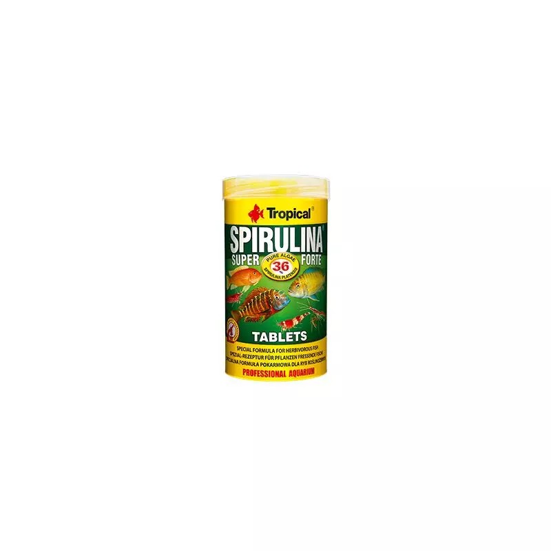 Tropical SUPER SPIRULINA FORTE 36% TABLETS 250G