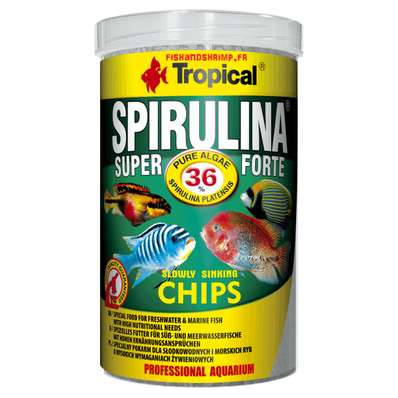 Tropical Super Spirulina Forte Chips 1000ml