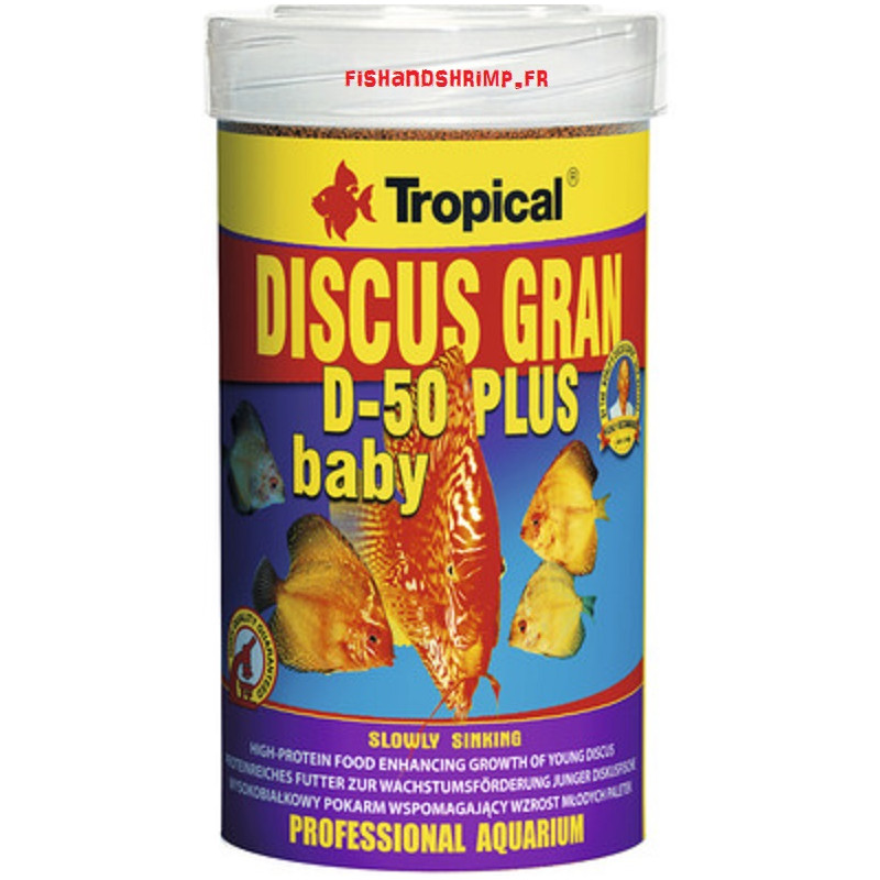TROPICAL DISCUS GRAN D-50 PLUS BABY 250ML